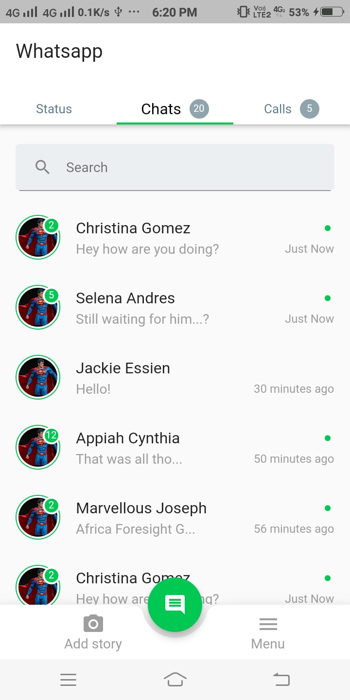 WhatsApp redesign UI